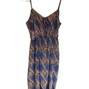 Runway story floral paisley maxi size large